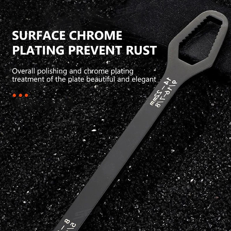 Double-Head Plum Blossom Wrench Set - Universal Multi-Size Grip Tool for Nuts & Bolts